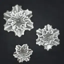 Exotic India Matte Finish 3-Pcs Wall Hanging - 23 In-picture-38