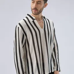 VASTRADO Men Classic Striped Casual Shirt image 2
