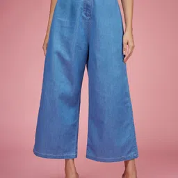 Miss Chase Women Wide Leg High-Rise Jeans-image-21