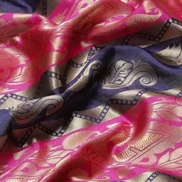KSALIYA Pink Silk Blend Sarees image 3