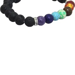 Divine souvenirs Unisex Artificial Beaded Elasticated Bracelet-picture-16