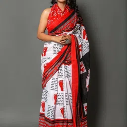 Pinkcity Trade World Abstract Printed Pure Cotton Saree-picture-39