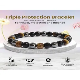 Vanira Unisex Artificial Beaded Elasticated Bracelet image 3