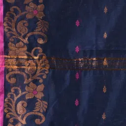 TANTLOOM Woven Design Zari Silk Cotton Handloom Saree image 3