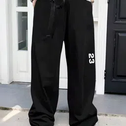 CLOTH N CODE Men Printed Relaxed Straight Fit Trousers image 2