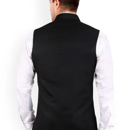 GRACYSHADE Mandarin Collar Cotton Nehru Jacket image 5