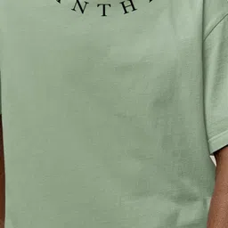 Elibolz Men Printed Drop-Shoulder Sleeves Bio Finish T-shirt image 2