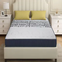 LIBRA HOMES Off White Quilted Ortho Latex Memory Dual Comfort Dynamic Queen Mattress-picture-28