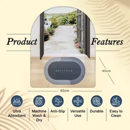 kumar traders Rubber Bathroom Mat image 2