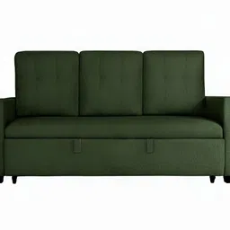 Duroflex Ease Green 3 Seater Sofa Cum Bed with Pullout Mechanism image 5