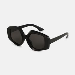 HAUTE SAUCE byCampus Sutra Women's The Chonky-Matte Rectangular Sunglass-picture-5