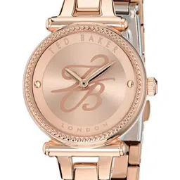 Ted Baker Iconic Women Brass Dial & Stainless Steel Straps Analogue Watch BKPJLF501 image 4