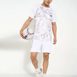 Ajile by Pantaloons Men Abstract Printed Round Neck Cotton Slim Fit T-shirt image 4