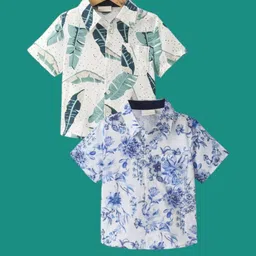 DUTT CREATION Boys Multi Printed Cotton Formal Shirts-picture-18