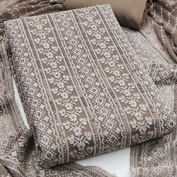 Rangtulika Ethnics Embroidered Unstitched Dress Material-image-41