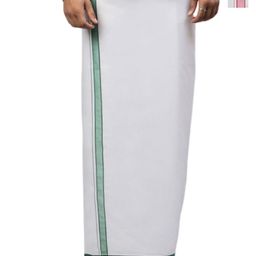 Ramraj Pack of 2 Men Solid Dhotis With Border-picture-12