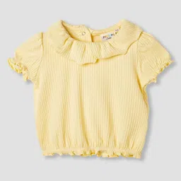 Juniors by Babyshop Infant Girls Peter Pan Collar Cotton Regular Fit T-shirt-picture-31