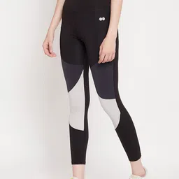 clovia Solid Women Black Tights image 3