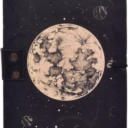 nizam handcraft Moon Print special binding A5 Diary Un-Ruled A5 Diary 200 200 Pages image 5