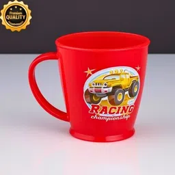 s r retail Cartoon Printed Plastic Set (Pack of 3) Plastic Coffee Mug image 2