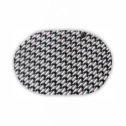 Stylista Black & Grey Abstract Waterproof Oval 12 Seater Table Cover image 4
