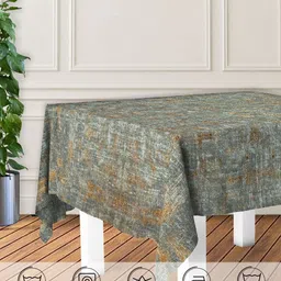 Tesmare Grey 6-Seater Table Cover image 5