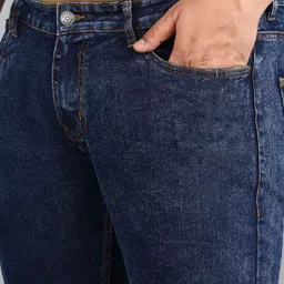 Urbano Plus Men Bootcut Clean Look Stretchable Jeans image 3