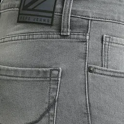 Pepe Jeans Men Vapour Slim Fit Heavy Fade Clean Look Stretchable Jeans image 3