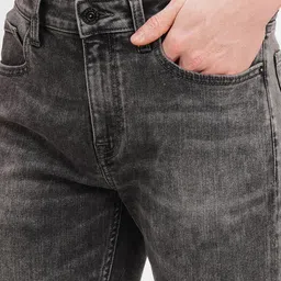 Jack & Jones Men Slim Fit Low Distress Heavy Fade Stretchable Cotton Jeans image 2