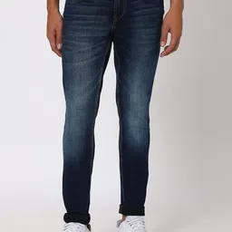 Mufti Men Mid-Rise Light Fade Skinny Fit Stretchable Jeans image 5