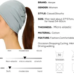 alexvyan Woven, Self Design, Printed, Solid Skull Cap image 3