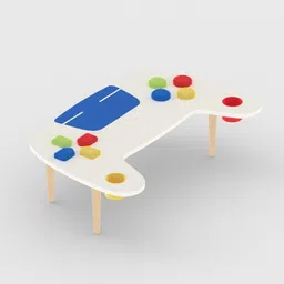 boingg! - a happy start The PlayStation Table In White Colour image 3
