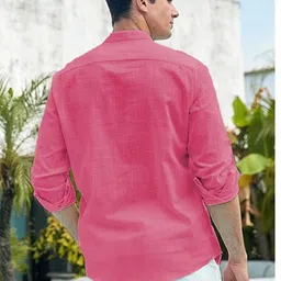 Edin Men Pink Kurtas image 2