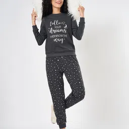 Dreamz by Pantaloons Printed Drop-Shoulder Lounge T-Shirt image 5