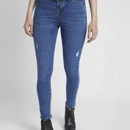 SPYKAR Women Slim Fit High-Rise Low Distress Stretchable Jeans-image-13