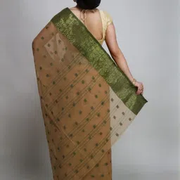 SUTAYAN Woven Design Pure Cotton Handloom Taant Saree image 3