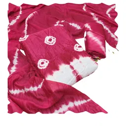 HMP Fashion Bnadhani Printed Unstitched Dress Material image 2