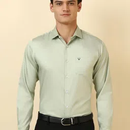 Allen Solly Slim Fit Spread Collar Long Sleeves Pure Cotton Formal Shirt-image-74