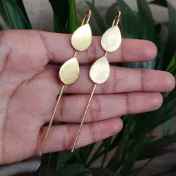 Hardin Style Teardrop Shaped Ear Cuff Earrings image 3