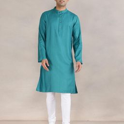 Fabindia Men Striped Festive Straight Kurta-picture-22