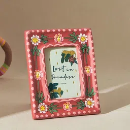 Chumbak Wild Bloom Lost in Paradise Paper Mache Photo Frame-picture-16