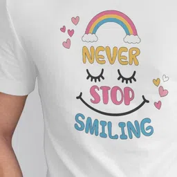 Seekbuylove Men Bio Finish Typography Printed Round Neck Pure Cotton T-shirt image 2