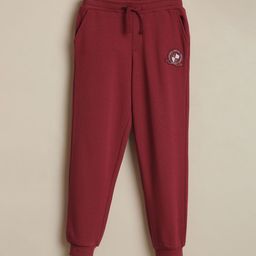Allen Solly Junior Boys Brand Logo Regular Fit Mid Rise Cotton Joggers-picture-40
