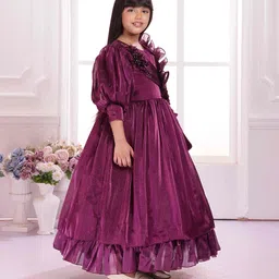 Tiny Kingdom Georgette Fit & Flare Maxi Dress image 3