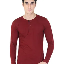 BI FASHION Men Henley Neck Pockets T-shirt-image-31