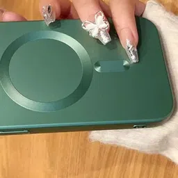 Luxury Kase Solid Printed iPhone 14 Back Case Mobile Accessories image 4