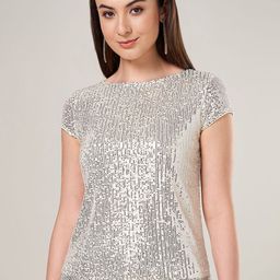 Annabelle by Pantaloons Women Embellished Sequined Regular Top-picture-27