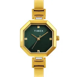 Timex Women Brass Dial & Stainless Steel Bracelet Style Straps Analogue Watch TWEL195SMU02-picture-35