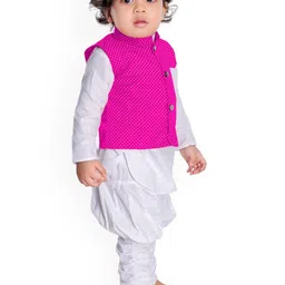 NEW GEN Boys Solid Kurta with Trousers-picture-33