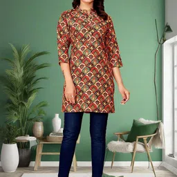 KHANJAN FASHION Women Ethnic Motifs Printed Kurti-picture-11